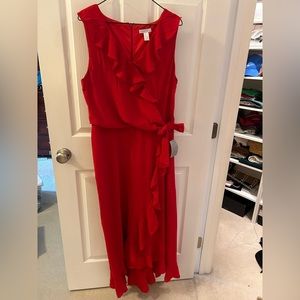NWT London Times Salas Red Dress